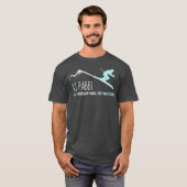 Ski Pabbi Funny Cute Winter Skiing Gift T-shirt (Voorkant volledig)