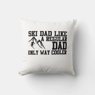 Ski papa als een gewone vader... alleen maar een k kussen