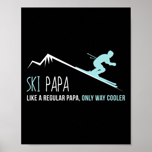 Ski Papa Poster (Voorkant)