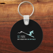 Ski Papa Sleutelhanger (Voorkant)