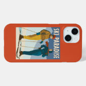 Ski Paradise Print Case-Mate iPhone Case (Achterkant (horizontaal))
