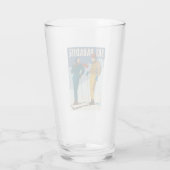 Ski Paradise  Print Glas (Achterkant)