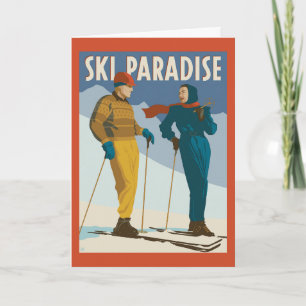 Ski Paradise  Print Kaart