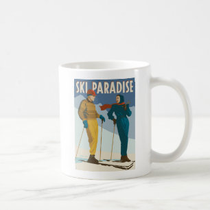 Ski Paradise Print Koffiemok