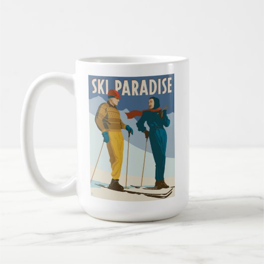 Ski Paradise  Print Koffiemok (Links)
