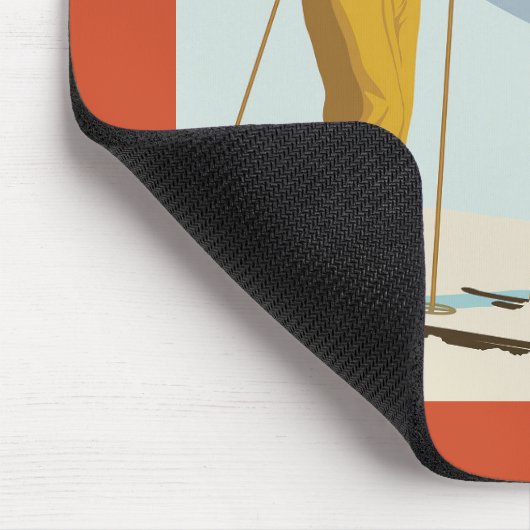 Ski Paradise  Print Muismat (Hoek)