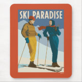 Ski Paradise Print Muismat (Voorkant)