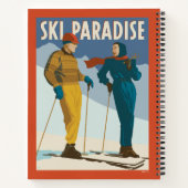 Ski Paradise Print Notitieboek (Achterkant)