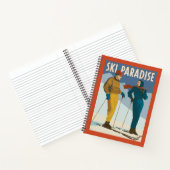 Ski Paradise Print Notitieboek (Binnen)