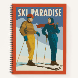 Ski Paradise  Print Notitieboek