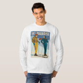 Ski Paradise  Print T-shirt (Voorkant volledig)