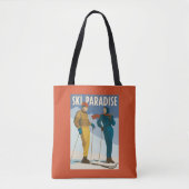Ski Paradise  Print Tote Bag (Voorkant)