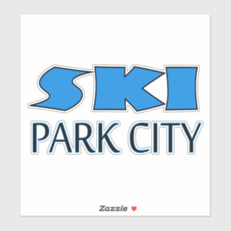 Ski Park City Utah Sticker, Park City Sticker, Sticker
