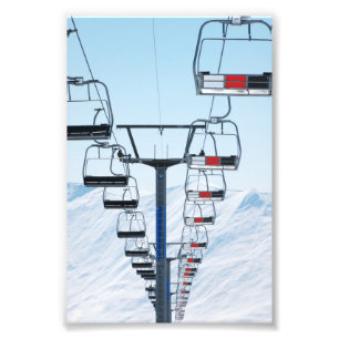 Ski-parkvoorzitters Foto Afdruk