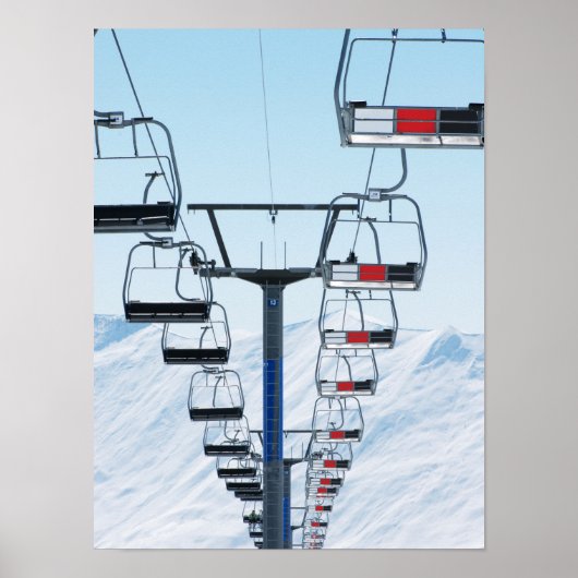 Ski-parkvoorzitters Poster (Voorkant)