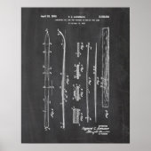 Ski Patent Poster (Voorkant)