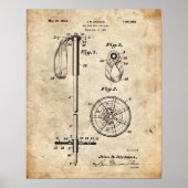 Ski Patent Poster (Voorkant)