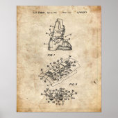 Ski Patent Poster (Voorkant)