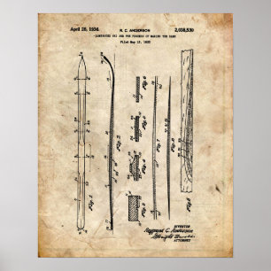 Ski Patent Poster