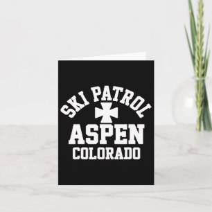 Ski Patrol Aspen Colorado Skiën en snowboarden Kaart