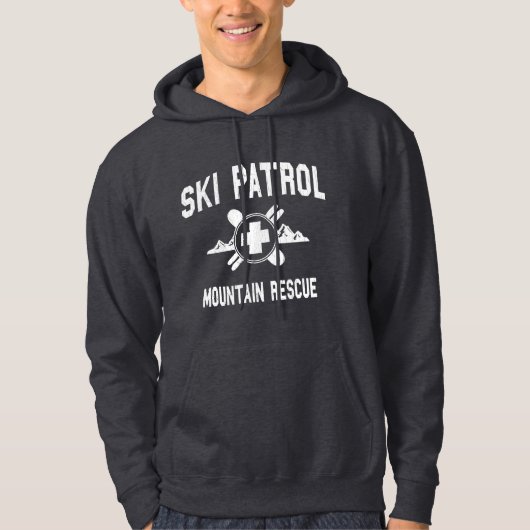 Ski Patrol - Bergredding ( blik) Hoodie (Voorkant)