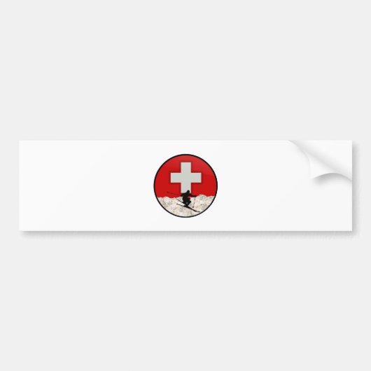Ski Patrol Bumpersticker (Voorkant)