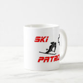 Ski Patrol - "Skier" Koffiemok (Voorkant rechts)