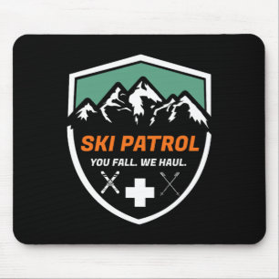 Ski Patrol u Herfst wij de Skiin Muismat