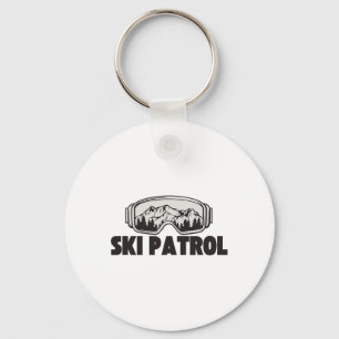 Ski Patrol Winter Skibril Bergreis Sleutelhanger