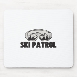 Ski Patrol Winter Skiën Goggles Mountain Trip _1 Muismat