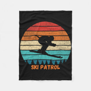 Ski patrouille skioord winter skiën zonneschijn fleece deken