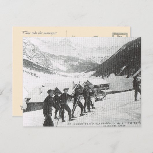 Ski, Pic de Roche Briefkaart (Voorkant / Achterkant)