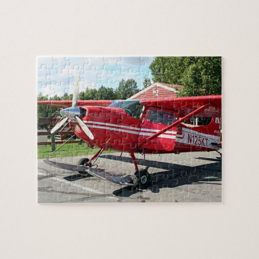 Ski plane, Talkeetna, Alaska, VS, Puzzle Legpuzzel (Horizontaal)