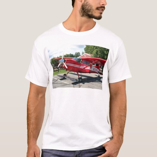 Ski plane, Talkeetna, Alaska, VS T-shirt (Voorkant)