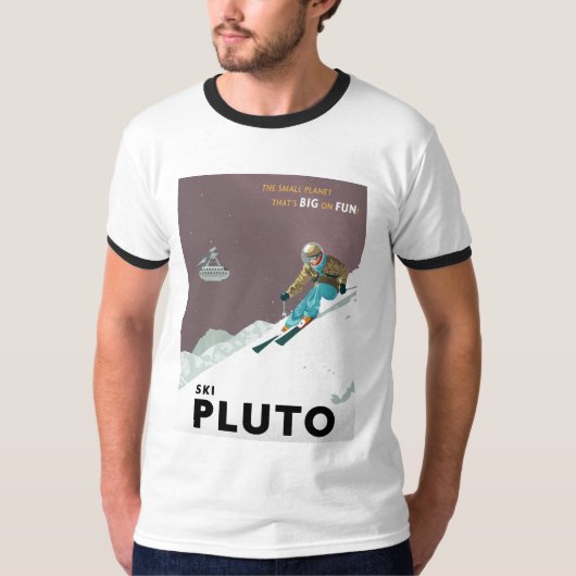 Ski Pluto-shirt T-shirt (Voorkant)