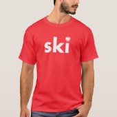 Ski Poland Achternaam Tshirt (Voorkant)