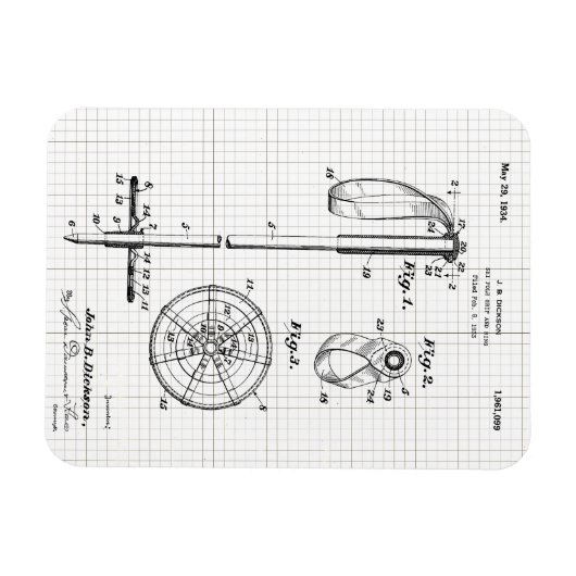 Ski Pole-octrooi Magneet (Horizontaal)