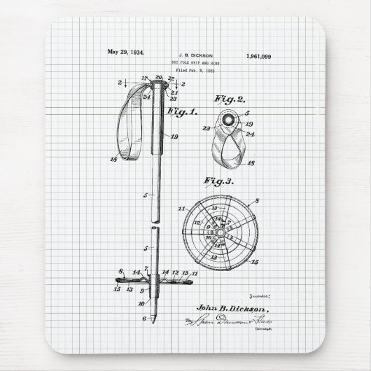 Ski Pole-octrooi Muismat (Voorkant)