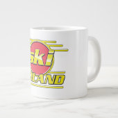 Ski Polen 80s logo Grote Koffiekop (Voorkant rechts)
