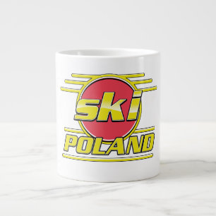 Ski Polen 80s logo Grote Koffiekop