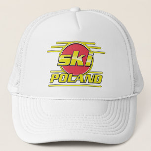 Ski Polen 80s logo Trucker Pet