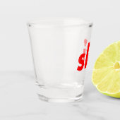 SKI Poolse achternaam Shot Glass Glas (Links)