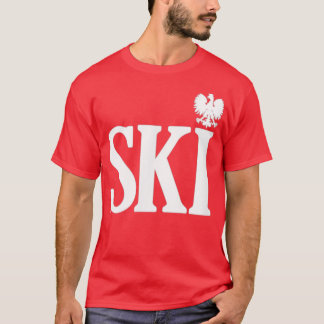 SKI Poolse familienamen einde Poolse dag van de ad T-shirt