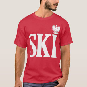 SKI Poolse familienamen einde Poolse dag van de ad T-shirt