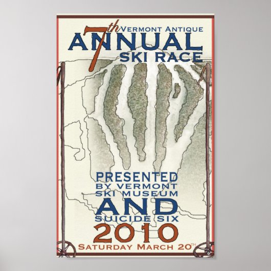 Ski Poster (Voorkant)