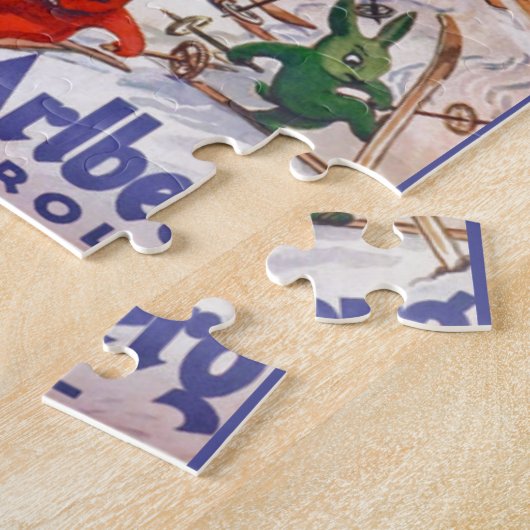  Ski Poster, Arlberg, St Anton Legpuzzel (Zijkant)