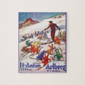  Ski Poster, Arlberg, St Anton Legpuzzel (Verticaal)