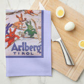  Ski Poster, Arlberg, St Anton Theedoek (Quarter Fold)