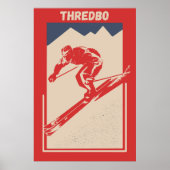  Ski Poster Australian Resort Thredbo (Voorkant)