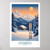 Ski Poster Goderdzi Georgië 1 (Voorkant)